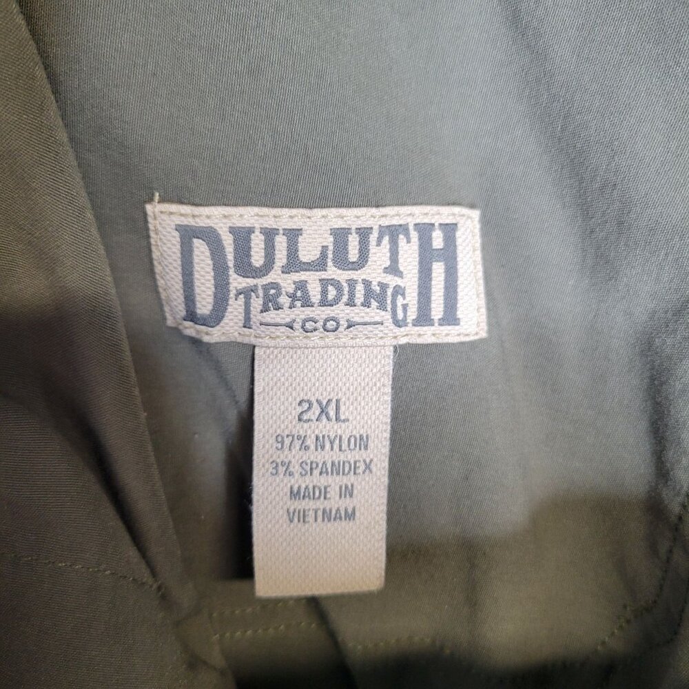 Duluth Trading Co Men's Size 2XL Cargo Shorts Green - Picture 3 of 3